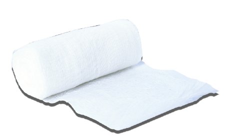 Bandage Gauze Conforming Vital-Roll Cotton 2-Ply 4 Inch X 3.6 Yard Roll Shape Sterile (12/PK 8PK/CS) by AMD Ritmed  ID A6924